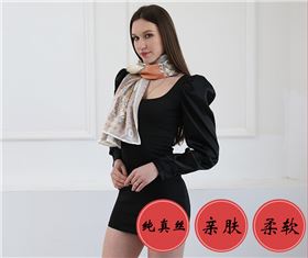 絲巾怎么系好看，絲巾系法，絲巾，真絲絲巾，